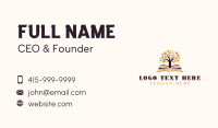 Publisher Book Tree Business Card Design