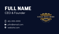 Premium Crest Royalty Business Card