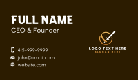 Shaving Business Card example 3