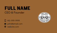 Hipster Skull Brewery Business Card
