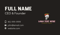 Punk Skull Tattoo Business Card