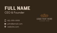 Decorative Luxury Coffee Business Card Design