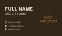 Decorative Luxury Coffee Business Card