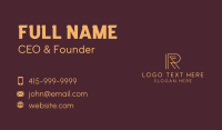 Marketing Business Letter R  Business Card