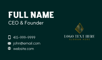 Geometric Pyramid Triangle Business Card Design