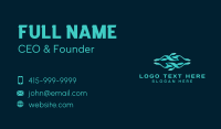 Wave Wellness Nature Business Card Design