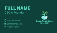 Natural Tree Pond Business Card Design