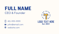 Hand Tools Business Card example 2