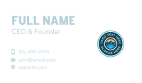 Mountain Nature Compass Business Card Design