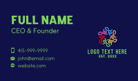 Colorful Business Card example 3