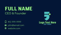 Number 9 Web Hosting  Business Card