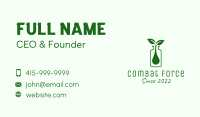 Organic Essential Oil Extract  Business Card