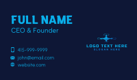 Floating Drone Device Business Card Design