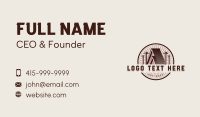Home Renovation Roofing Nail Business Card