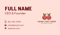 Peach Boobs Bra Bikini Business Card Design