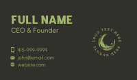 Natural Cannabis Marijuana Business Card Design
