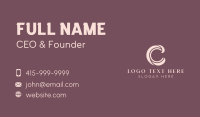 Cosmetics Beauty Aesthetician Business Card