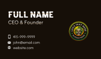 Skull Snake Death Business Card