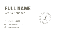 Casual Wear Business Card example 4
