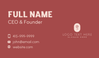 Wellness Flower Spa Business Card