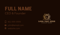 Royalty Shield Crest Business Card