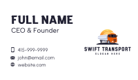 Industrial Transport Truck Business Card Image Preview