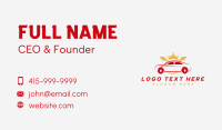 Fast Car Transportation Business Card