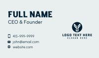 Letter Y Business Card example 1