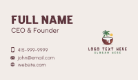 Coconut Milk Juice Business Card