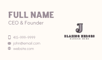 Stylish Vintage Brand Business Card Image Preview