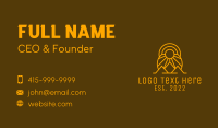 Golden Sunset Mountain Outdoor  Business Card