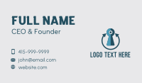 Blue Key Business Card example 2
