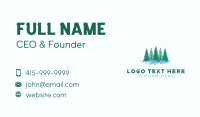 Natural Pine Tree  Business Card