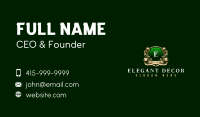 Elegant Crest Shield Business Card Image Preview