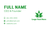 Edible Cannabis Spoon Business Card