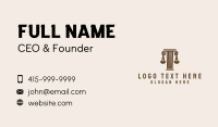 Brown Pillar Law Firm  Business Card