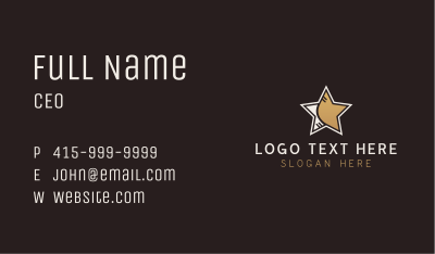 Star Professional Agency Business Card