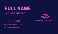 Masseuse Business Card example 1