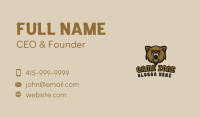 Growling Bear Gaming Business Card Image Preview