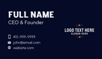 Digital Shapes Wordmark Business Card