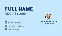 Fox Animal Mascot Business Card