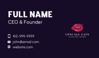 Lip Gloss Beauty Business Card Image Preview