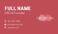 Elegance Business Card example 2