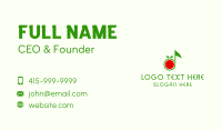 Watermelon Music Note Business Card