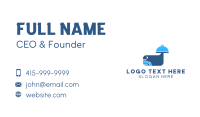 Blue Whale Catering Business Card Design