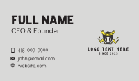 Lightning Baseball Emblem  Business Card