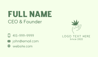 Hand Leaf Garden Business Card Design