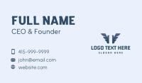 Wing Bird Letter T Business Card