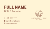 Cook Book Business Card example 2
