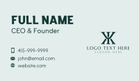 Corporate Company Letter Y Business Card